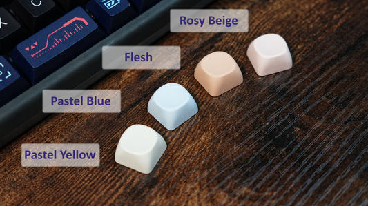 Blank MOA Profile Keycaps | Pastel Color Choices