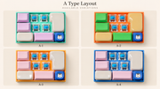 Mini Keycap Display Keyboard – A-Type | MX Switch Keycap Stand