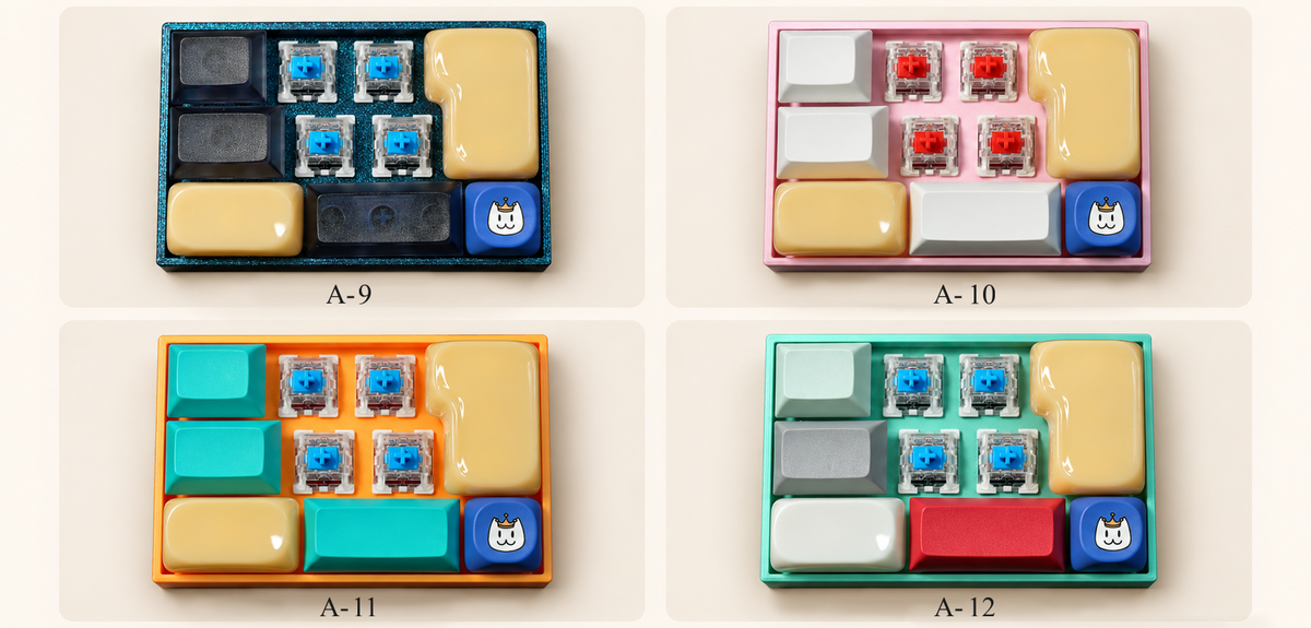 Mini Keycap Display Keyboard – A-Type | MX Switch Keycap Stand