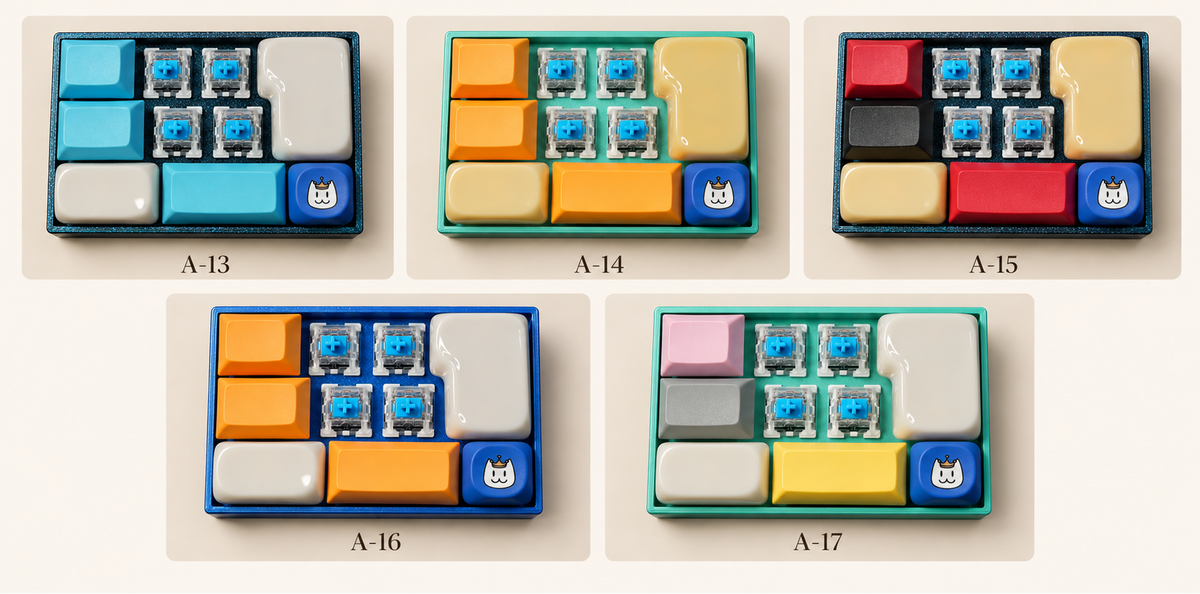 Mini Keycap Display Keyboard – A-Type | MX Switch Keycap Stand