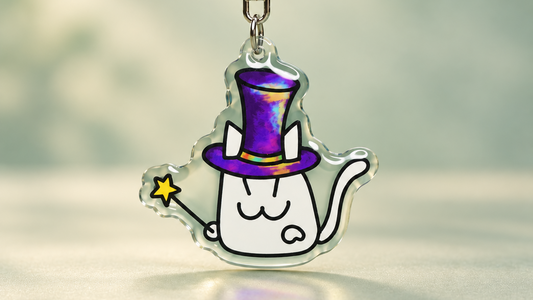 Meowgician Cat Acrylic Keychain | Aka Miniverse