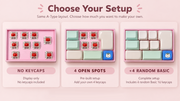 Mini Keycap Display Keyboard – A-Type | MX Switch Keycap Stand