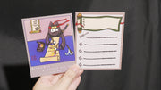 Ninjia Meowster Cat To-Do List Card | Aka Miniverse