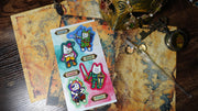 Cragon Quest Fantasy Cat Stickers | Original RPG Collection