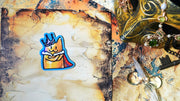 The Cat King Holographic Die-Cut Sticker