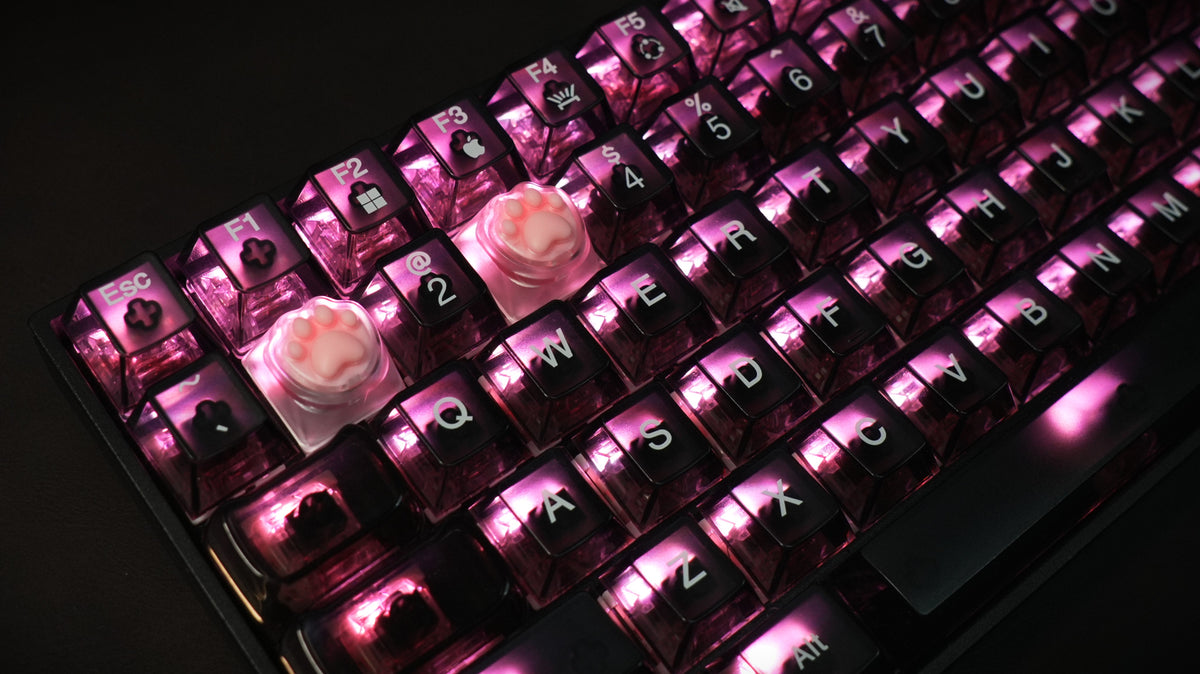 Soft Cat Paw Keycap – 3D Silicone Paw Mechanical Keyboard Keycap