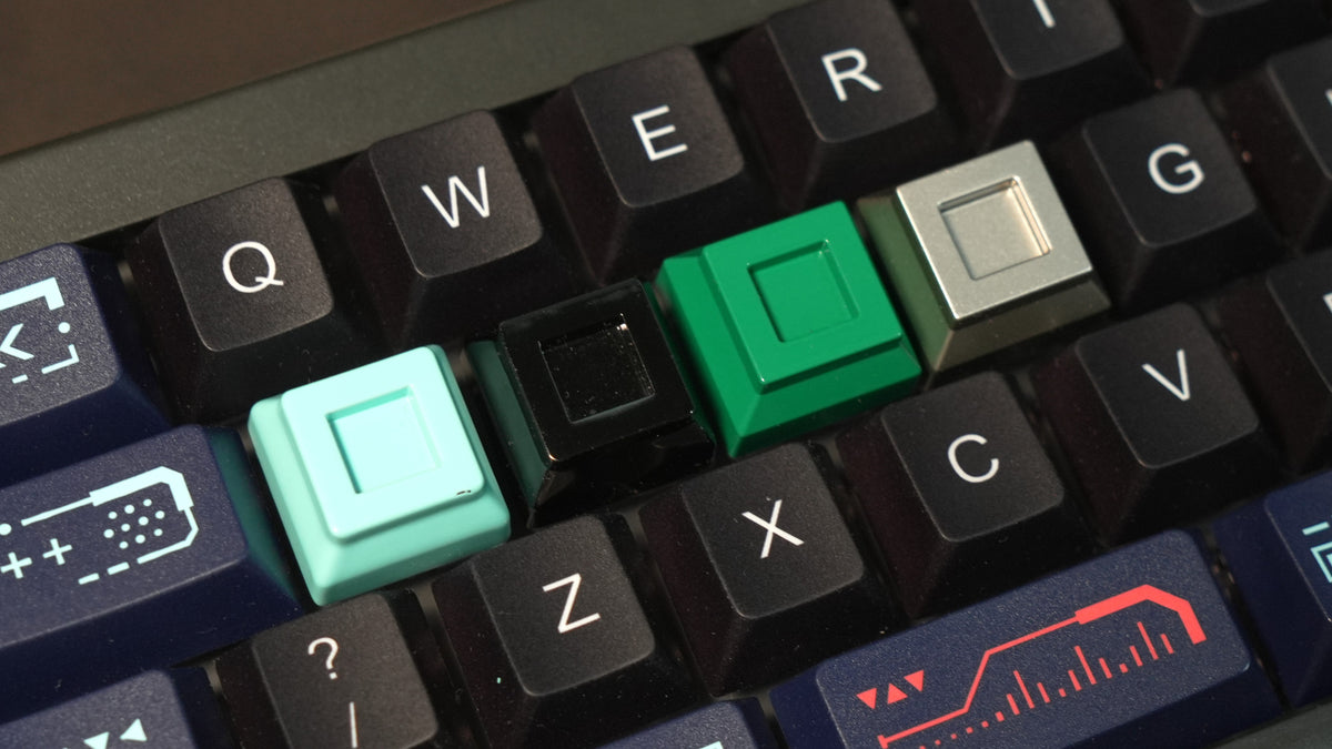 Metal Square Keycap | Geometric Metal Keycap – Final Stock
