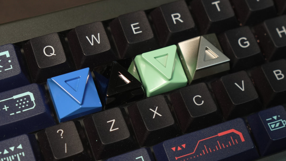 Metal Triangle Keycap | Geometric Metal Keycap – Final Stock