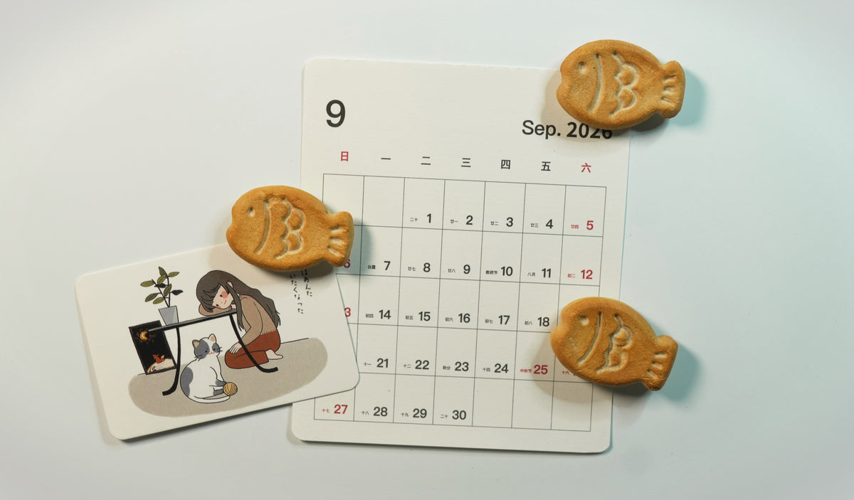 Handmade Taiyaki Fridge Magnet | Mini Japanese Pastry Magnet