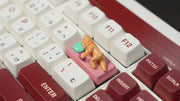 Midnight Scrolling Cat Artisan Keycap