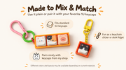 Keycap Fidget Keychain | 3D-Printed MX Switch Charm