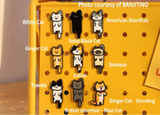 Cute Cat Metal Pin | Kitty Time