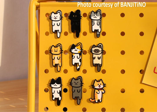 Cute Cat Metal Pin | Kitty Time