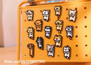Cute Dog Metal Pin | Puppy Time