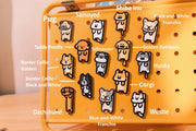 Cute Dog Metal Pin | Puppy Time