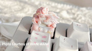 Angel Rocking Horse Cloud Artisan Keycap