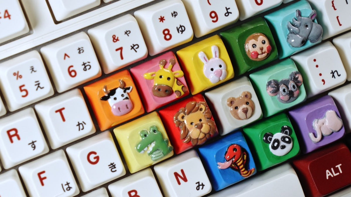 Tiny Zoo Friends Animal Artisan Keycap Series