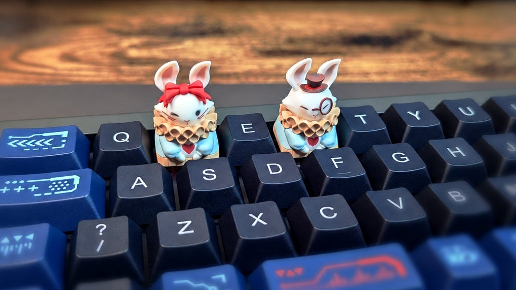 Duke & Duchess Rabbit Artisan Keycap Set | Final Stock
