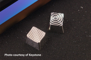 Electroplated Metal Artisan Keycap | Geometric MX Keycap