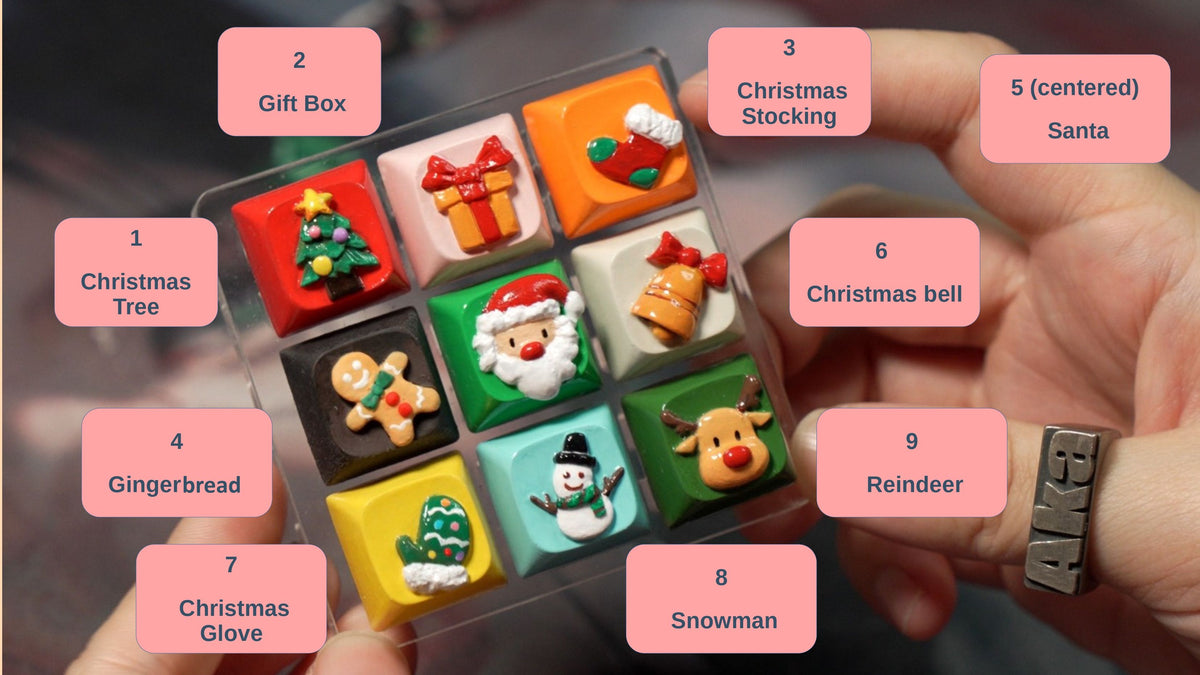 Christmas Artisan Keycaps | Aka's 2025 Collection