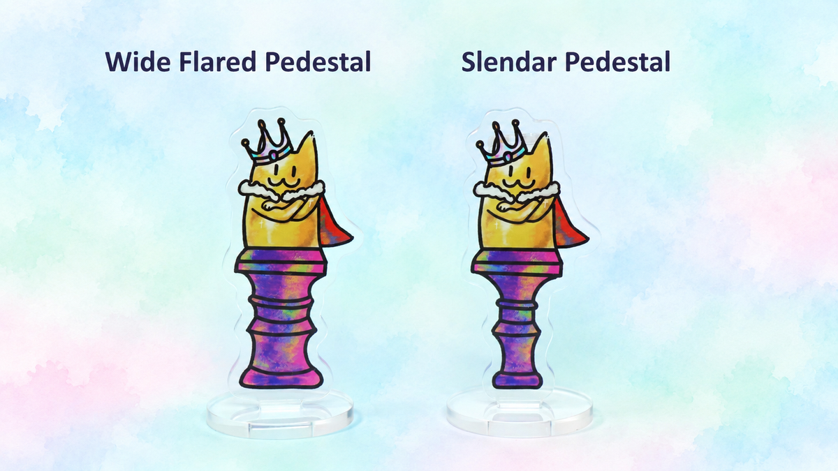 Cat King Acrylic Memo Stand | Aka Miniverse