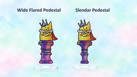 Cat King Acrylic Memo Stand | Aka Miniverse